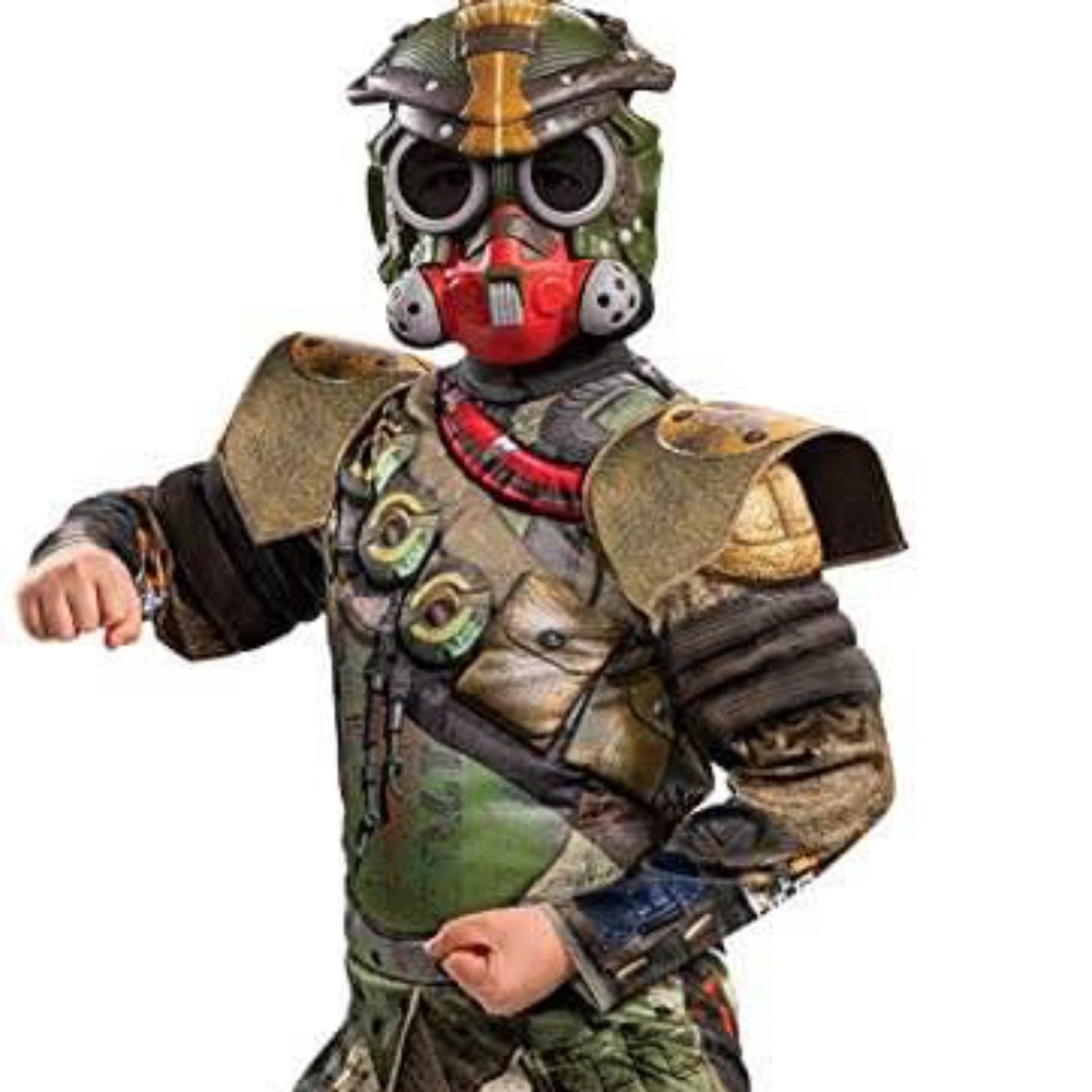 BRAND NEW boy apex legends bloodhound halloween costume size M 7-8 & L 10-12